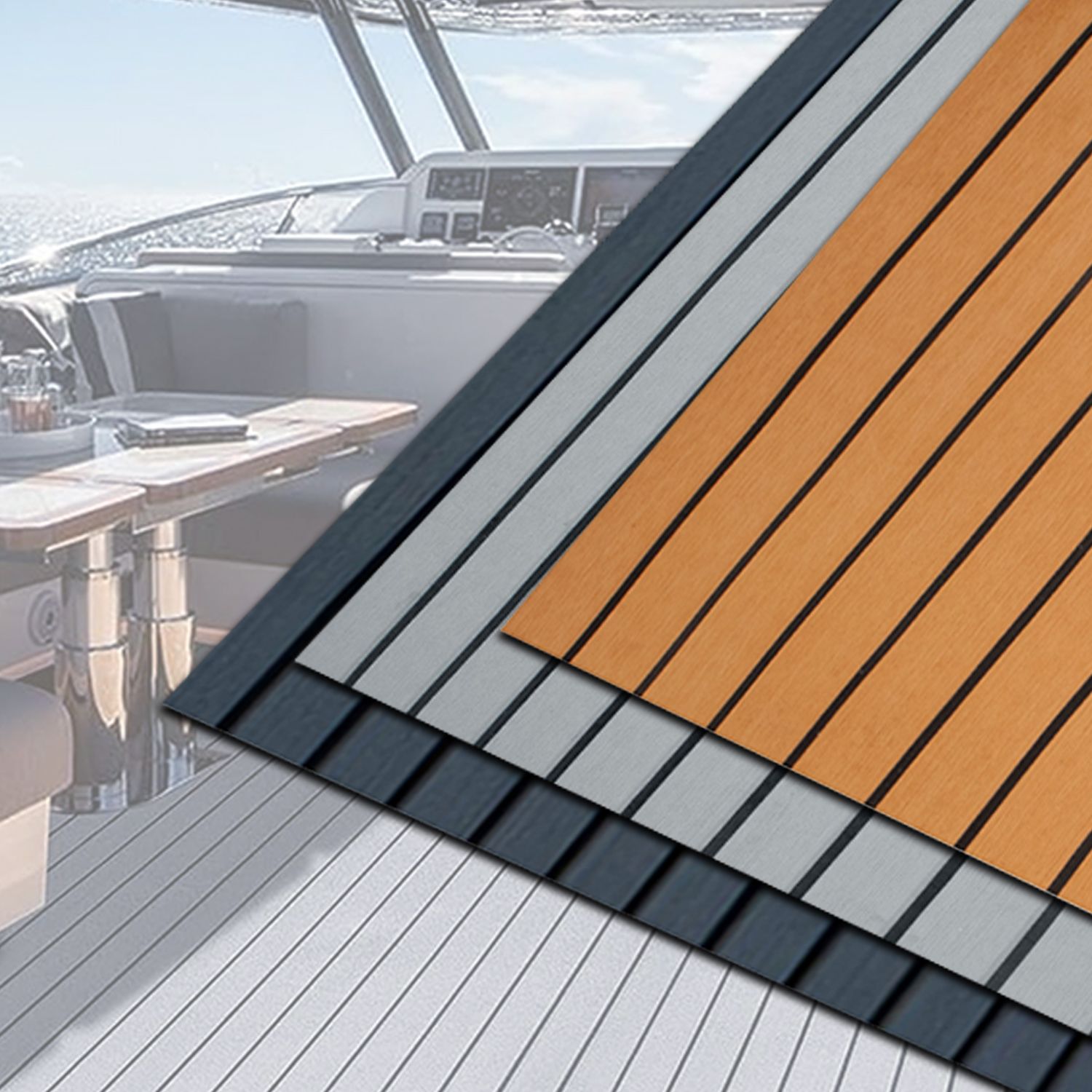 Pe Foam Sheet - Alfombra Náutica de EVA, Revestimiento Autoadhesivo