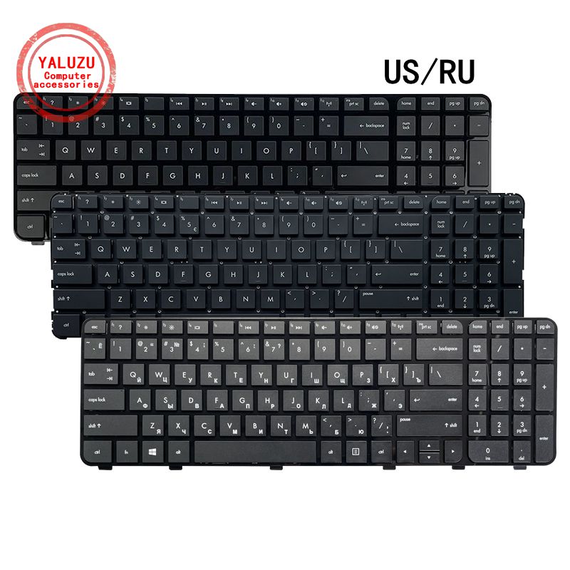 Gaming Keyboard Hp - US/RU inglés/ruso nuevo teclado de ordenador