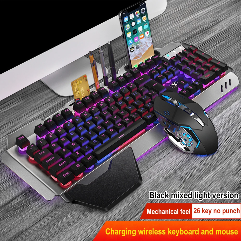 Teclado y ratón inalámbricos K - Gaming Keyboard And Mouse Combo reseña y precio