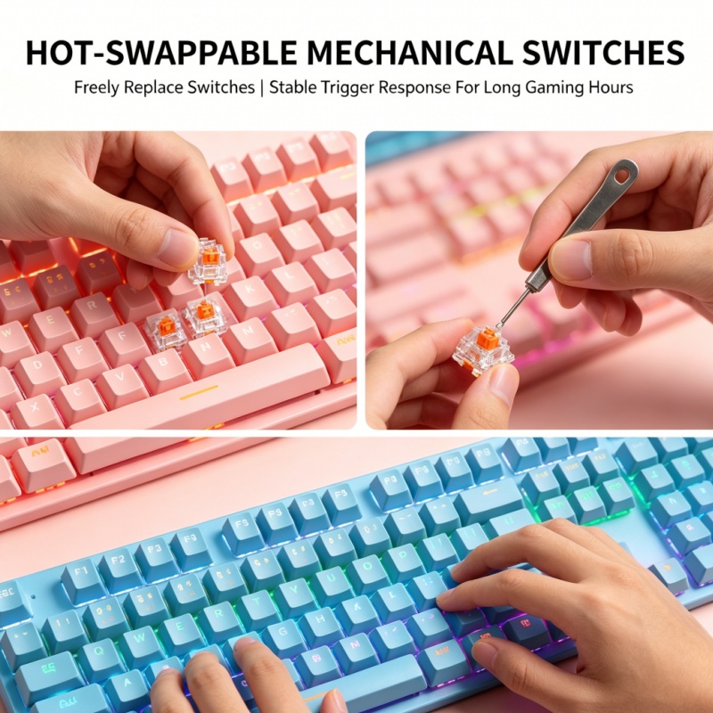 Teclado Mecánico con Cable BAJ - Gaming Keyboard K300 reseña y precio