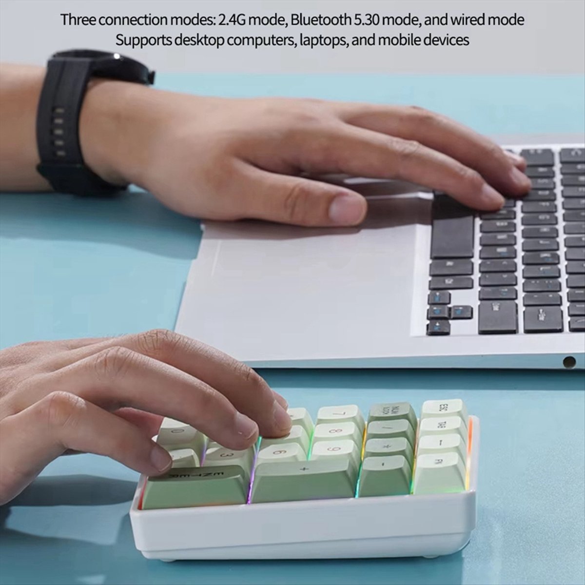 Mini teclado N86R de 21 teclas - Gaming Keyboard Number Pad reseña y precio