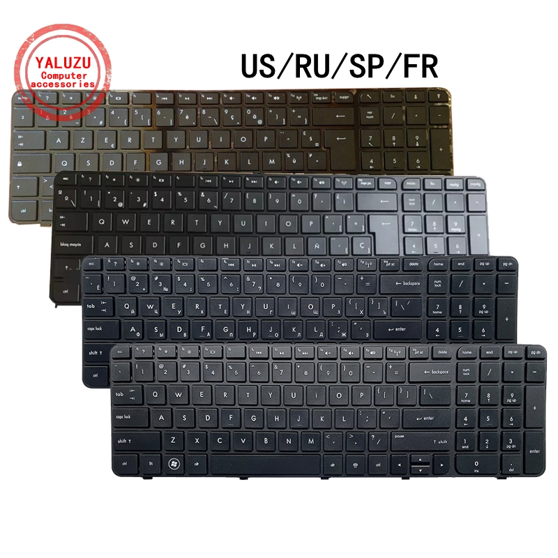 US/RU/SP/FR inglés/ruso/españo - Gaming Keyboard Hp reseña y precio