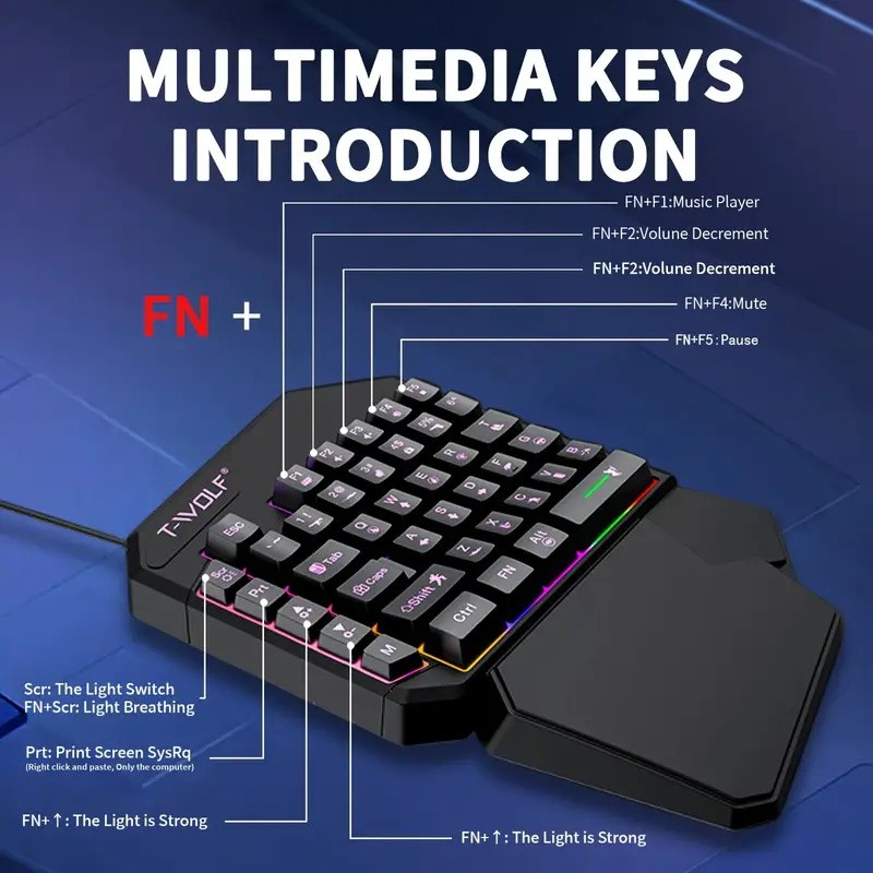 Convertidor de juegos móvil 2  - Gaming Keyboard And Mouse Combo reseña y precio