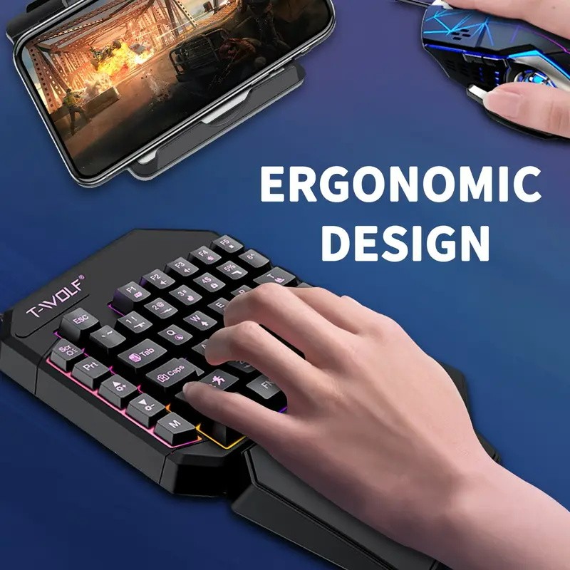 Convertidor de juegos móvil 2  - Gaming Keyboard And Mouse Combo reseña y precio