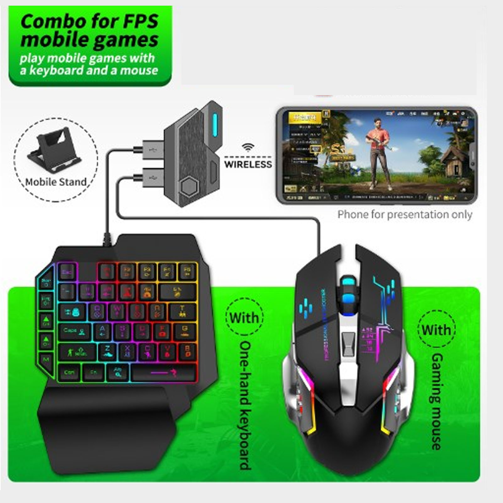 Paquete combinado de juegos pa - Gaming Keyboard And Mouse Combo reseña y precio