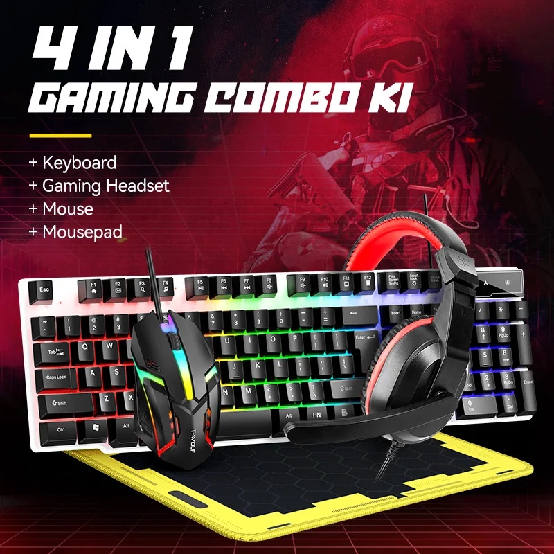 NUEVO Combo de Teclado y Ratón - Gaming Keyboard And Mouse Combo reseña y precio