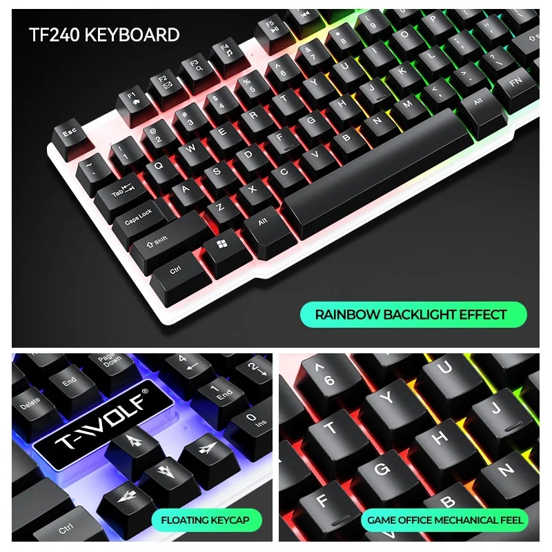 NUEVO Combo de Teclado y Ratón - Gaming Keyboard And Mouse Combo reseña y precio
