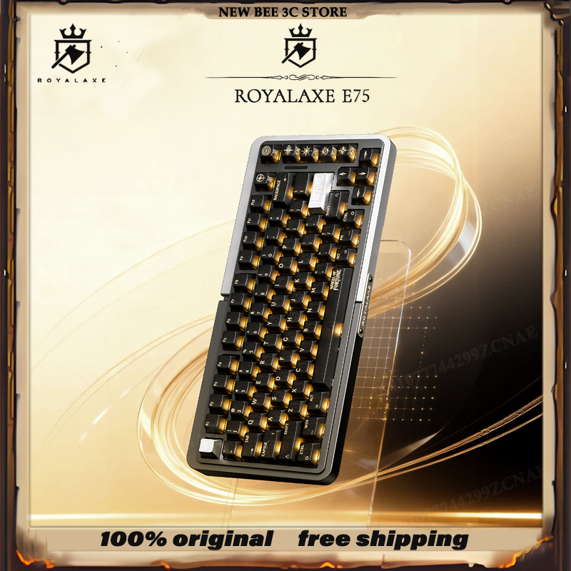Royalaxe E75 HE carcasa de alu - Gaming Keyboard Hall Effect Switches reseña y precio